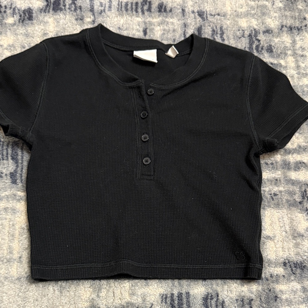Sunday Best Black Crop Top